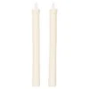 Anna’s Collection 2st. LED Rustiek Wax Tafelkaars Ivoor H23 Cm