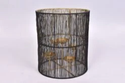 Ariana Lantaarn Black/Gold - 30 X 26 Cm