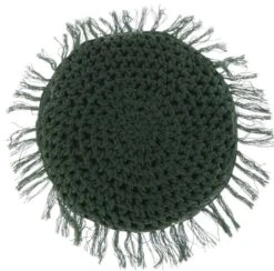 Unique Living Kussen Tufo Laurel Green - Ø 45 Cm