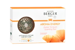 Maison Berger Paris Navullingen Auto Diffuser Energy - Zestes Toniques / Sparkling Zest