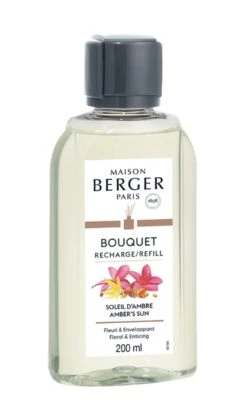 Maison Berger Paris Navulling Parfumverspreider Met Sticks 200ml - Soleil D'Ambre