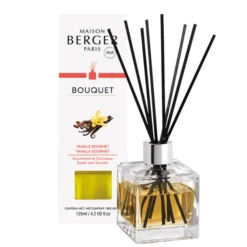 Maison Berger Paris Parfumverspreider Met Sticks Cube 125ml - Absolu De Vanille