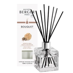 Maison Berger Paris Parfumverspreider Met Sticks Cube 125ml - Cèdre Du Liban