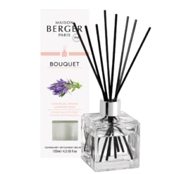 Maison Berger Paris Parfumverspreider Met Sticks Cube 125ml - Champs De Lavande