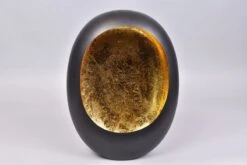 Marrakech Egg T-Light Black/Gold - 26 X 11 X 33 Cm