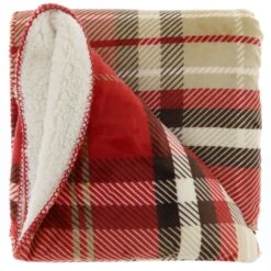 Unique Living Plaid Huub Red - 130 X 160 Cm