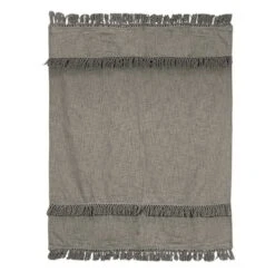 Unique Living Plaid Saba Chateau Grey - 180 X 130 Cm