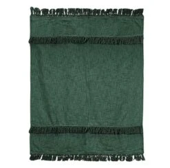 Unique Living Plaid Saba Laurel Green - 180 X 130 Cm