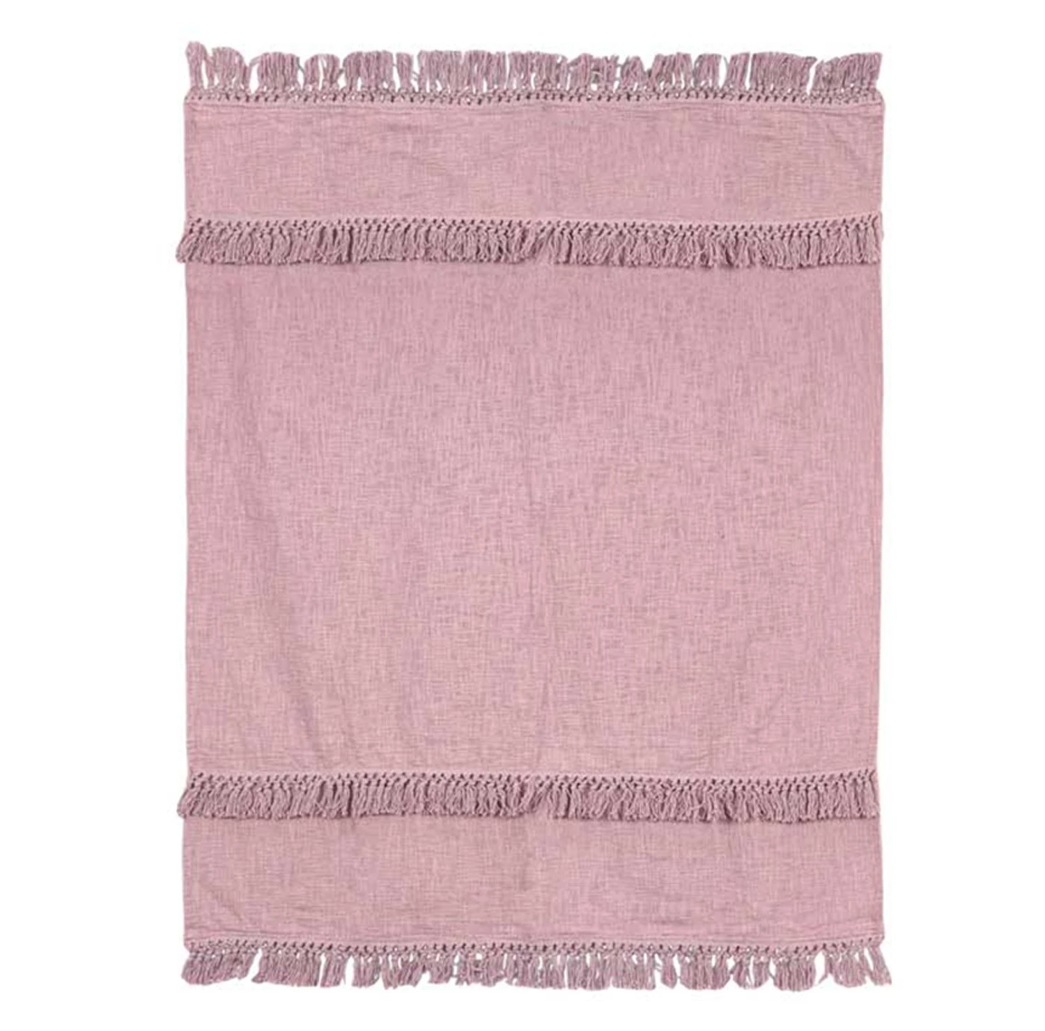 Unique Living Plaid Saba Old Pink - 180 X 130 Cm 3 Unique Living Plaid Saba Old Pink - 180 X 130 Cm