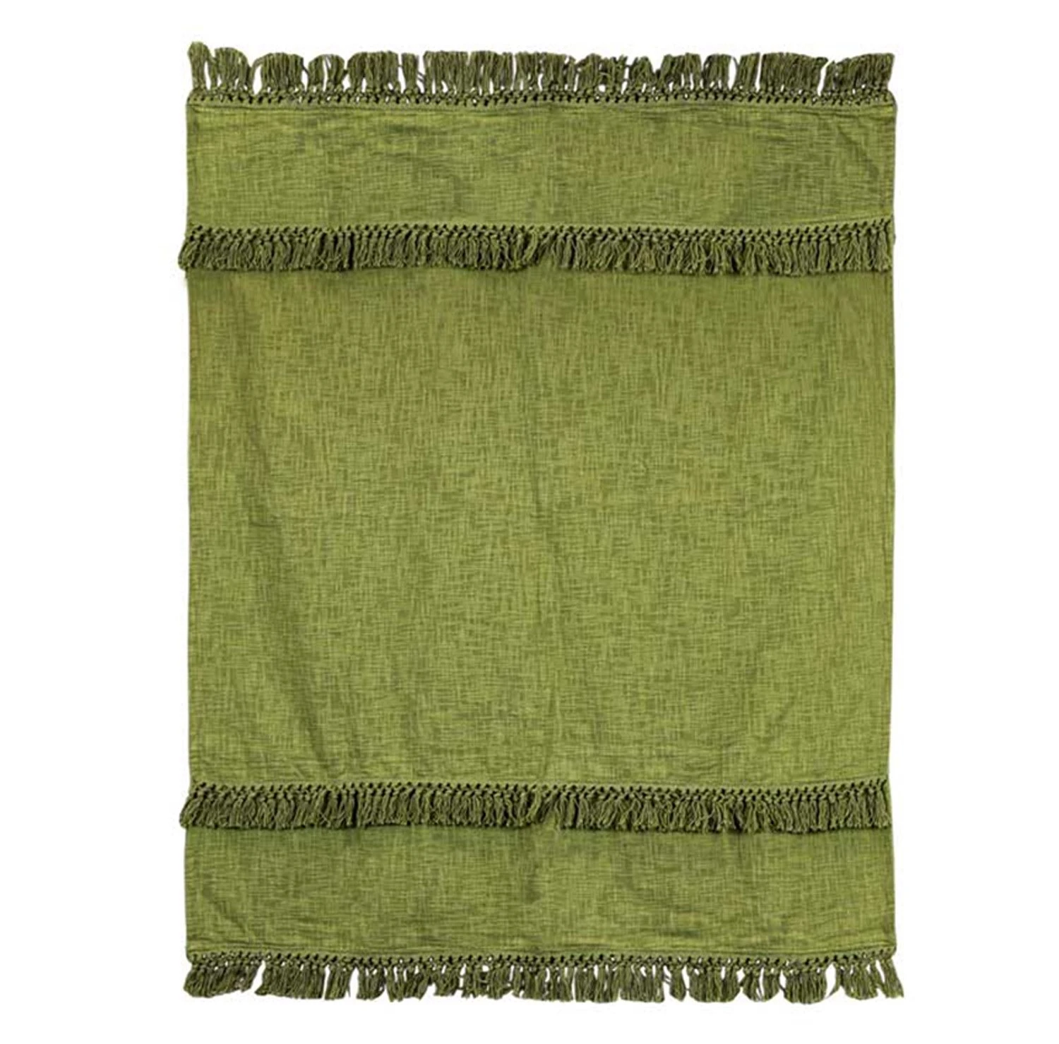 Unique Living Plaid Saba Olive Green - 180 X 130 Cm 3 Unique Living Plaid Saba Olive Green - 180 X 130 Cm