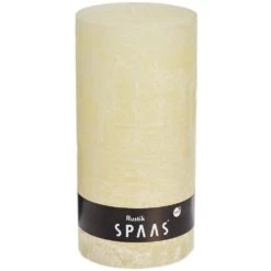 Rustieke Cilinderkaars 100/200 Mm 120u - Ivoor