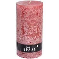 Rustieke Cilinderkaars 100/200 Mm 120u - Oudroze