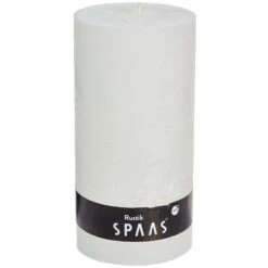 Rustieke Cilinderkaars 100/200 Mm 120u - Wit