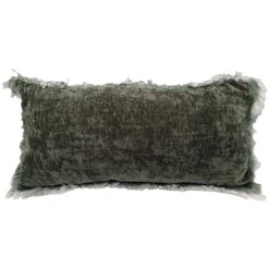 Sierkussen CASHMERE Sage Green - 66 X 33 Cm