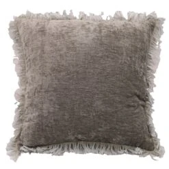 Sierkussen CASHMERE Taupe - 45 X 45 Cm