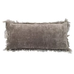 Sierkussen CASHMERE Taupe - 66 X 33 Cm