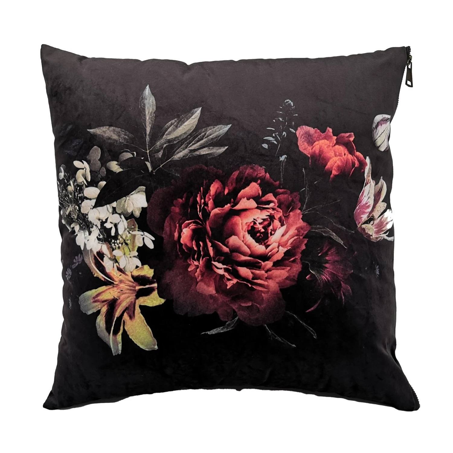 Sierkussen Printed Rose - 45 X 45 Cm 3 Sierkussen Printed Rose - 45 X 45 Cm