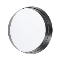 Spiegel Met Zwart Metalen Rand D40