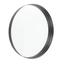 Spiegel Met Zwart Metalen Rand D51