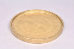 St Tropez Plate Gold - D 40 Cm