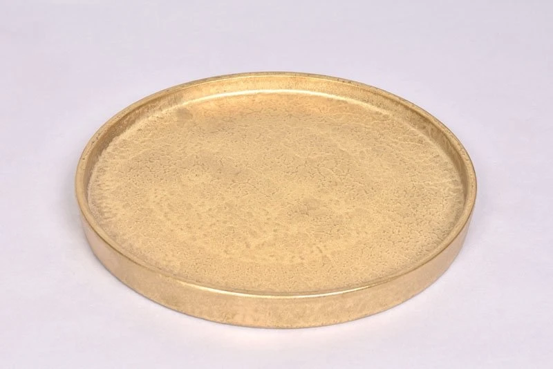 St Tropez Plate Gold - D 40 Cm 3 St Tropez Plate Gold - D 40 Cm