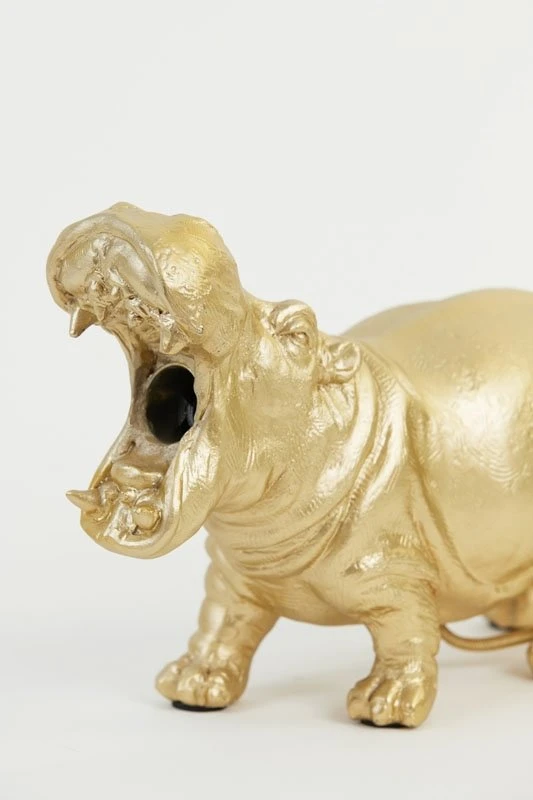Tafellamp HIPPO Goud - 27 X 11 X 17,5 Cm 5 Tafellamp HIPPO Goud - 27 X 11 X 17,5 Cm - Afbeelding 3