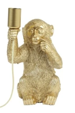Tafellamp MONKEY Goud - 20 X 19,5 X 34 Cm