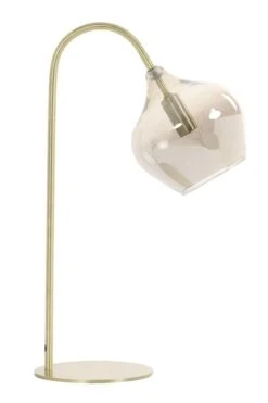 Tafellamp RAKEL Antiek Brons/Smoke - 28 X 17 X 50,5 Cm