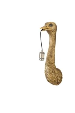 Wandlamp OSTRICH Antiek Brons - 18 X 15,5 X 57,5 Cm