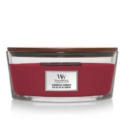 WoodWick Elderberry Bourbon Ellipse Candle