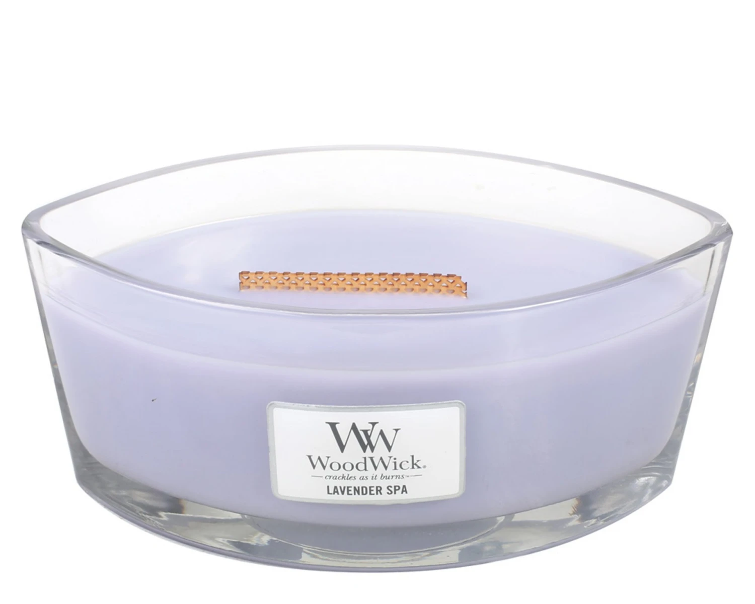 WoodWick Lavender Spa Ellipse Candle 4 WoodWick Lavender Spa Ellipse Candle - Afbeelding 2