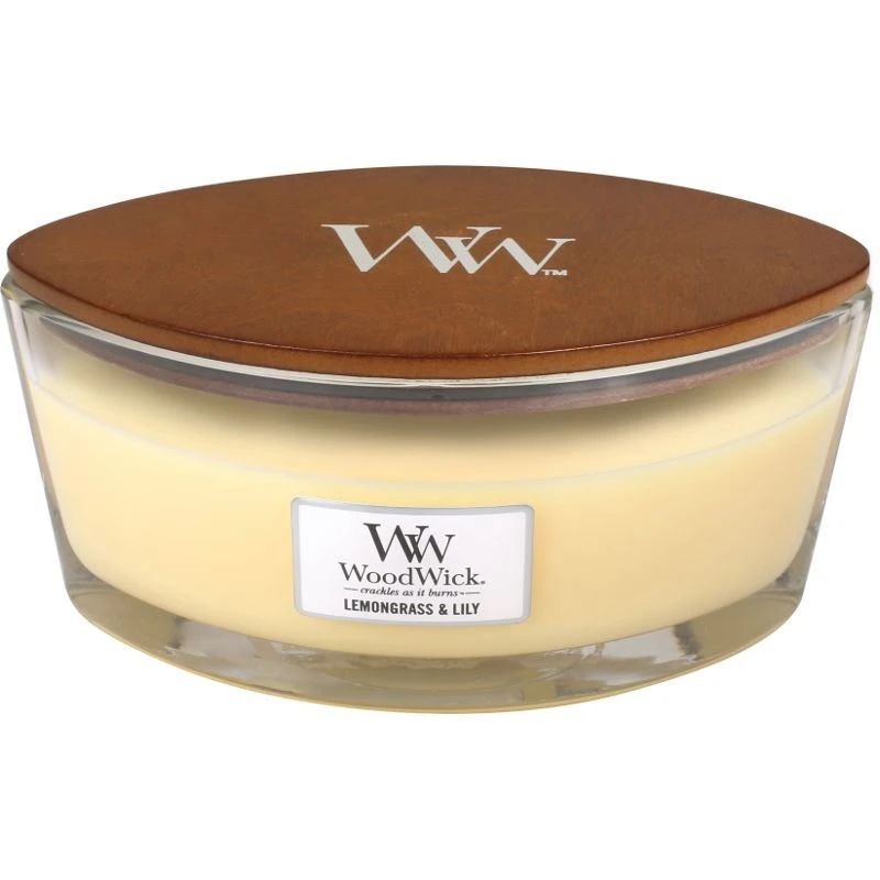 WoodWick Lemongrass & Lily Ellipse Candle 3 WoodWick Lemongrass & Lily Ellipse Candle