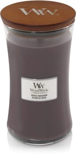 WoodWick Sueded Sandalwood Large Candle