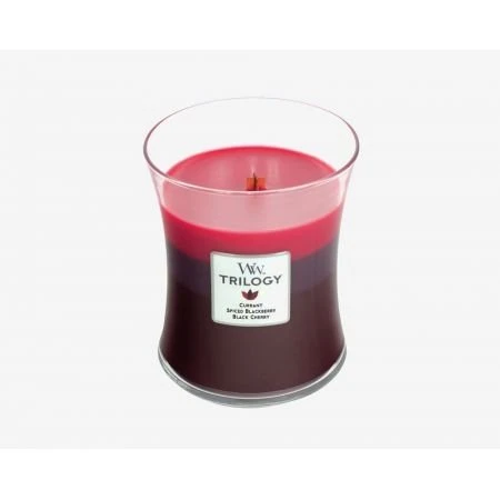 WoodWick Trilogy Sun Ripened Berries Medium Candle 3 WoodWick Trilogy Sun Ripened Berries Medium Candle