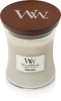 WoodWick Warm Wool Medium Candle