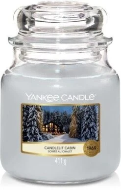 Yankee Candle Candlelit Cabin Medium Jar